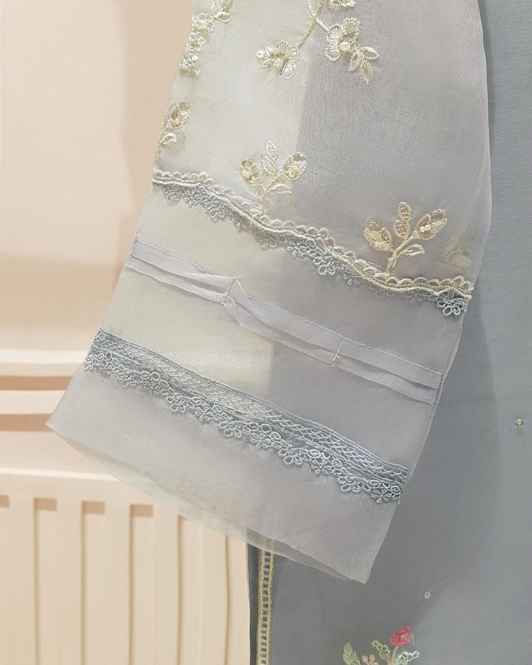 4pcs Organza Pearls Emboidered | DG 26