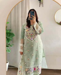 4 pcs Organza Emboidered | DG 29