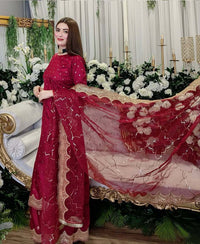 3 pcs Silk Sequence Emboidered | DG 31