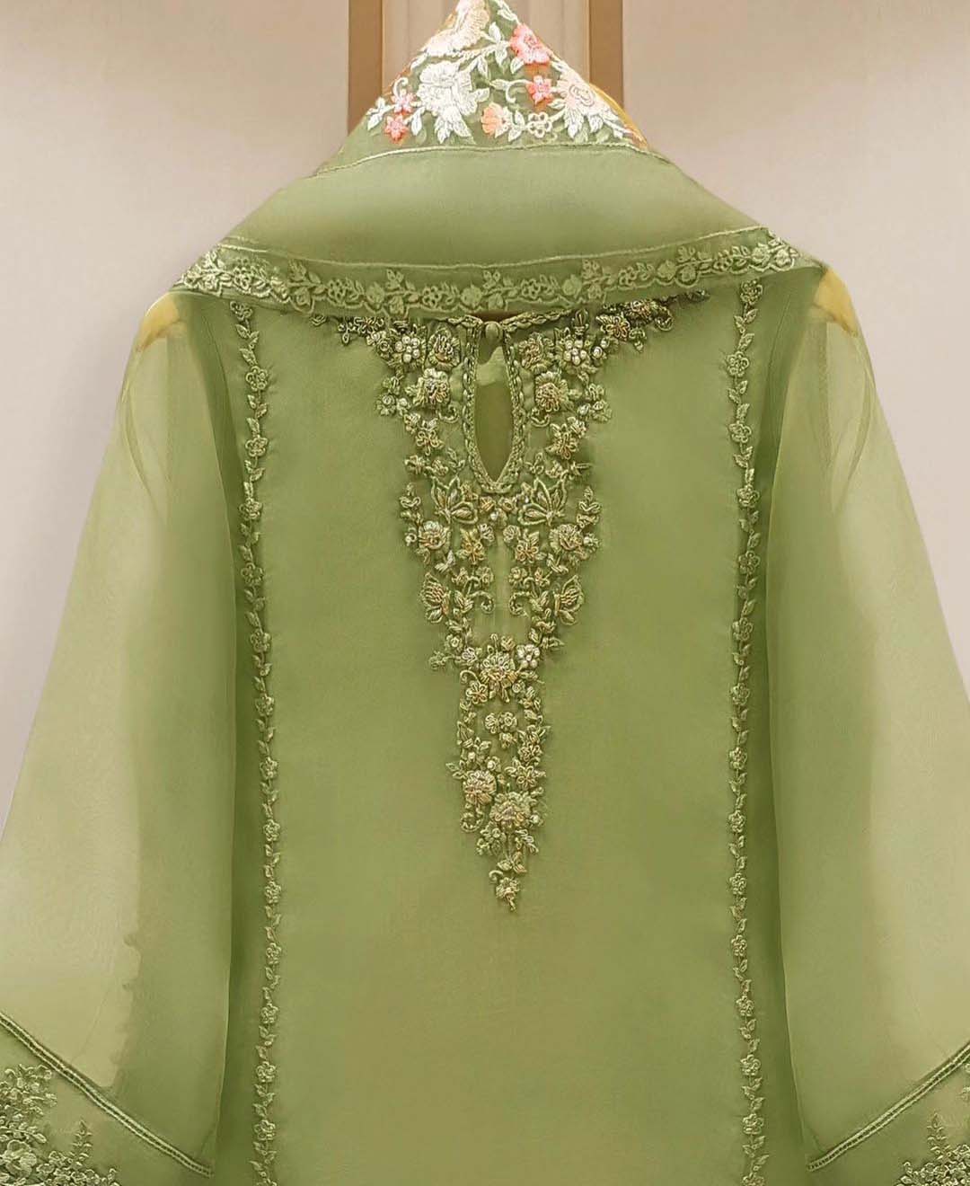 4pcs Organza Emboidered | DG 22