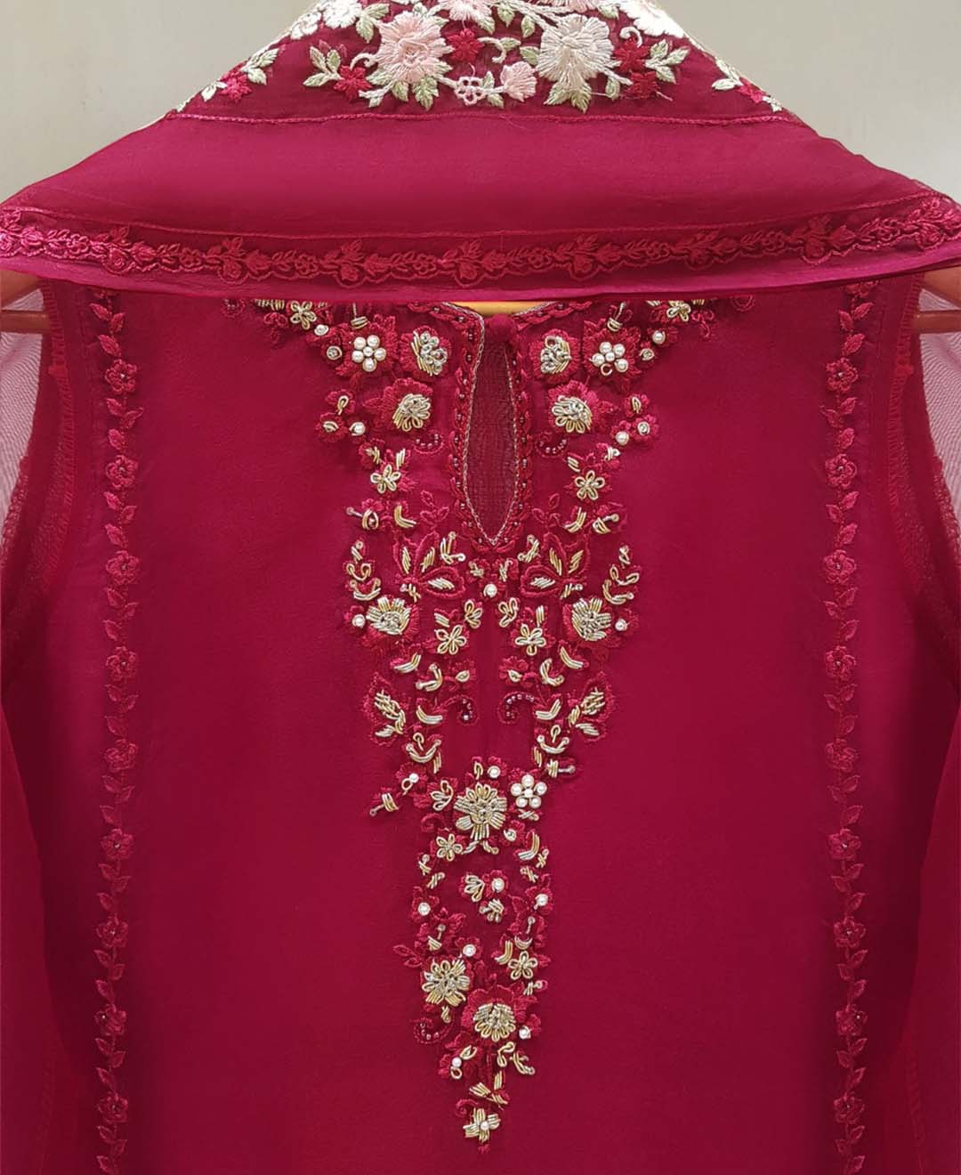 4pcs Organza Emboidered | DG 23